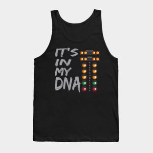 It's In My DNA Drag Racing Keep God First Racing Tank Top